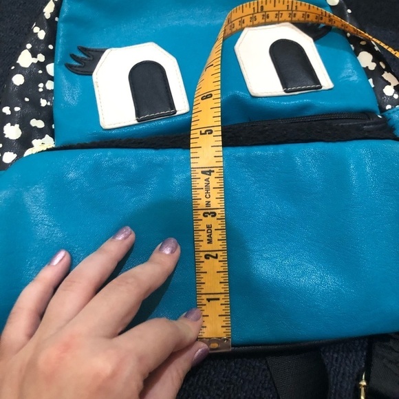 Betsey Johnson Blue & Black Mini Backpack main image 5